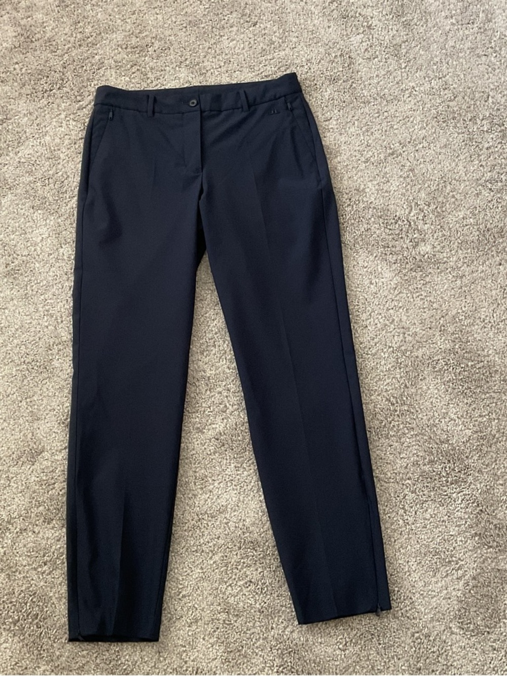 J. Lindeberg The Pia Pant Navy Blue Performance Golf Dress Pants Womens